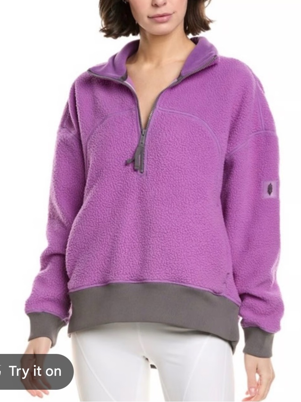 Free People Movement Hit the Slopes Quarter Zip - Picture 5 of 8